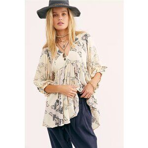 Free People, Girl Talk Tunic, Ivory, XS, NWT
